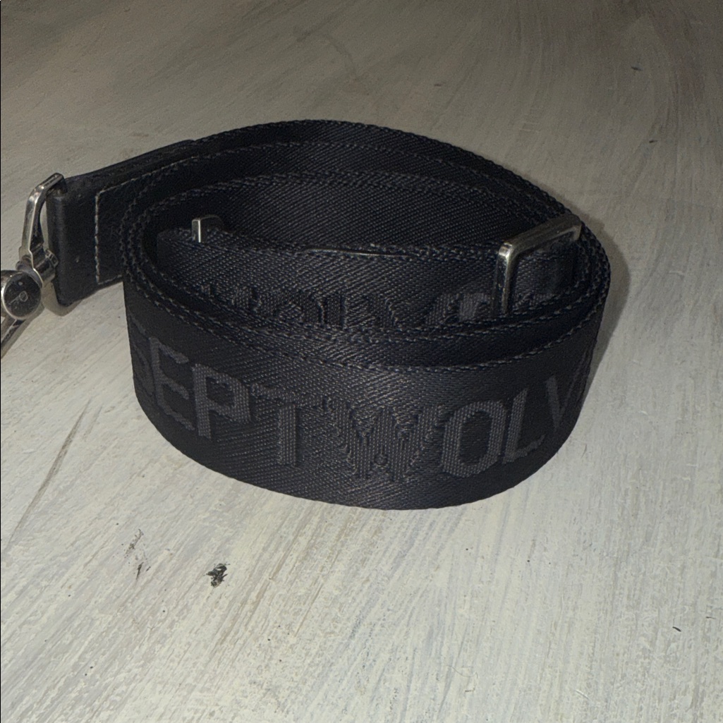Black Men's Belt Bag Strap